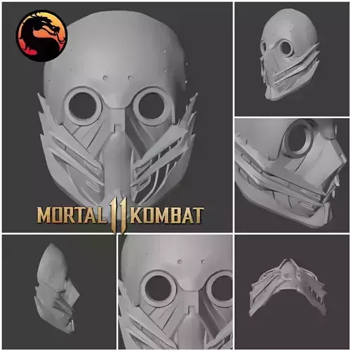Kabal mask from Mortal Kombat 11- Give me a smile