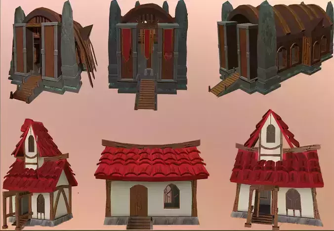 Low poly Stylized Packed