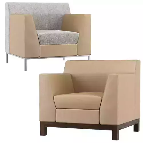 Bianco lounge chair by HBF studio 