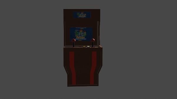 gaming maching Free low-poly 3D model