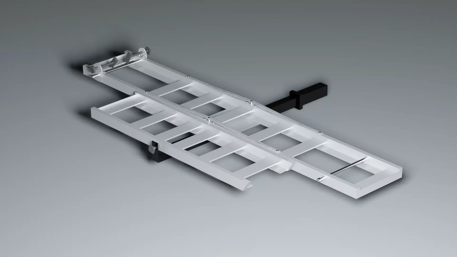 Motorcycle carrier hitch Low-poly 3D model_0