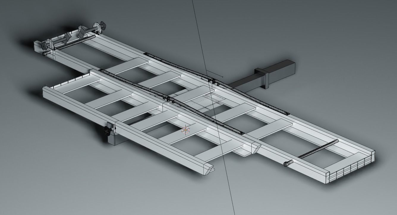 Motorcycle carrier hitch Low-poly 3D model_1
