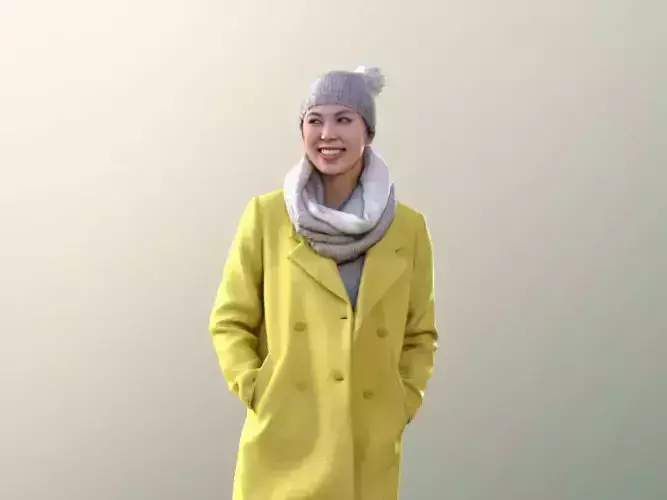 Bao 10557 - Asian Woman warm coat winter autumn 