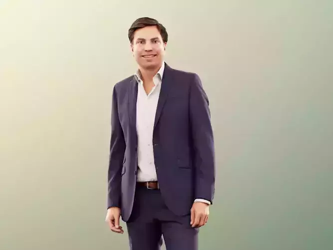 Michael 11275 - Smiling Business Man with Brown Hair