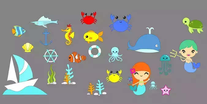 Mermaids and Friends