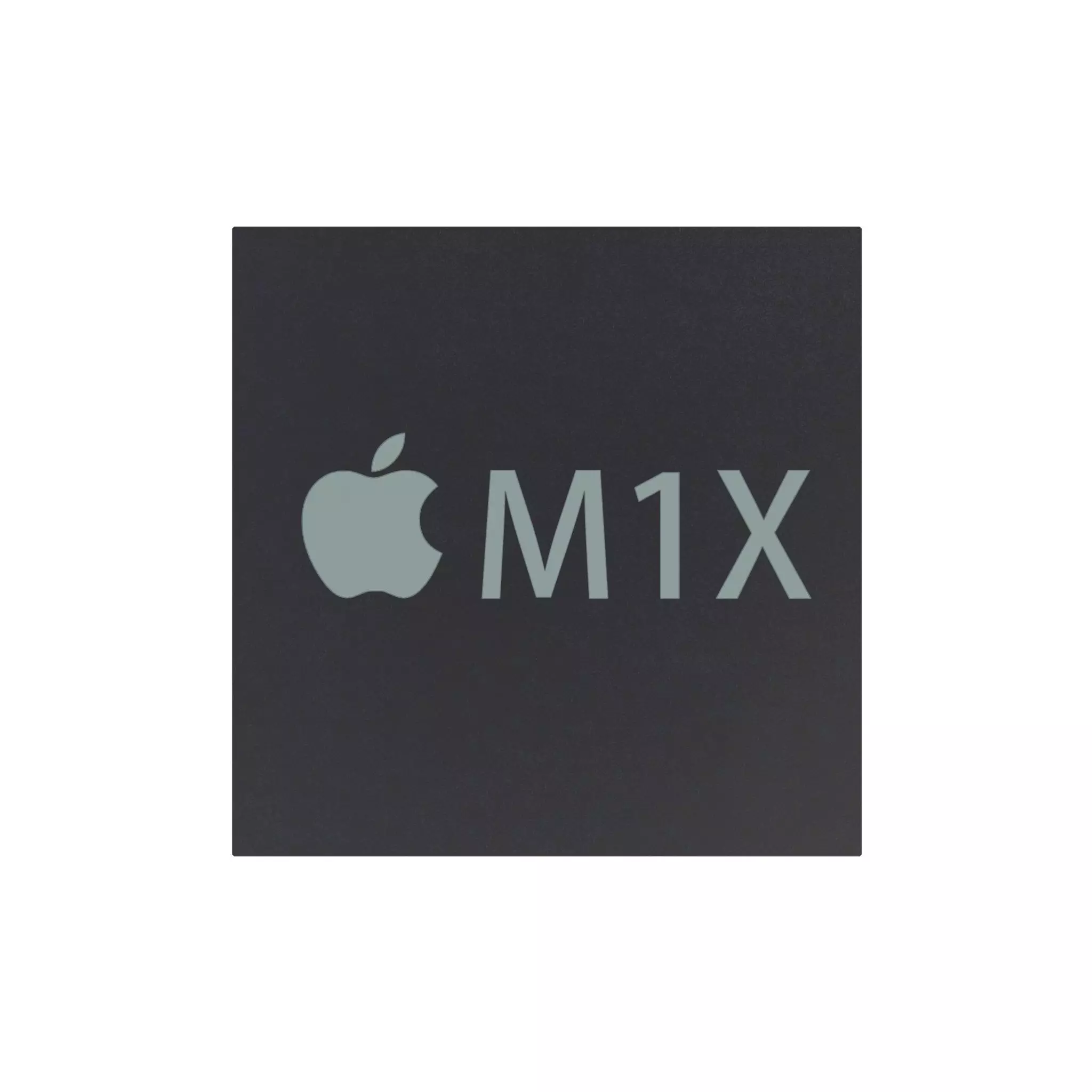 Apple CPU M1X Low-poly 3D model_0