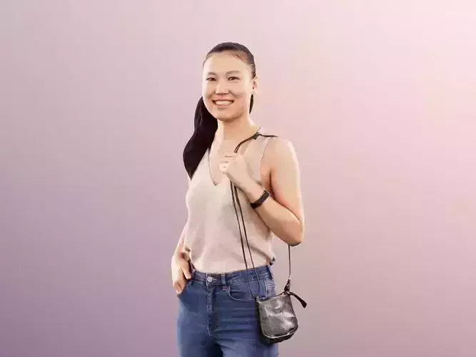 Anita 11343 - Casual Asian Woman Standing