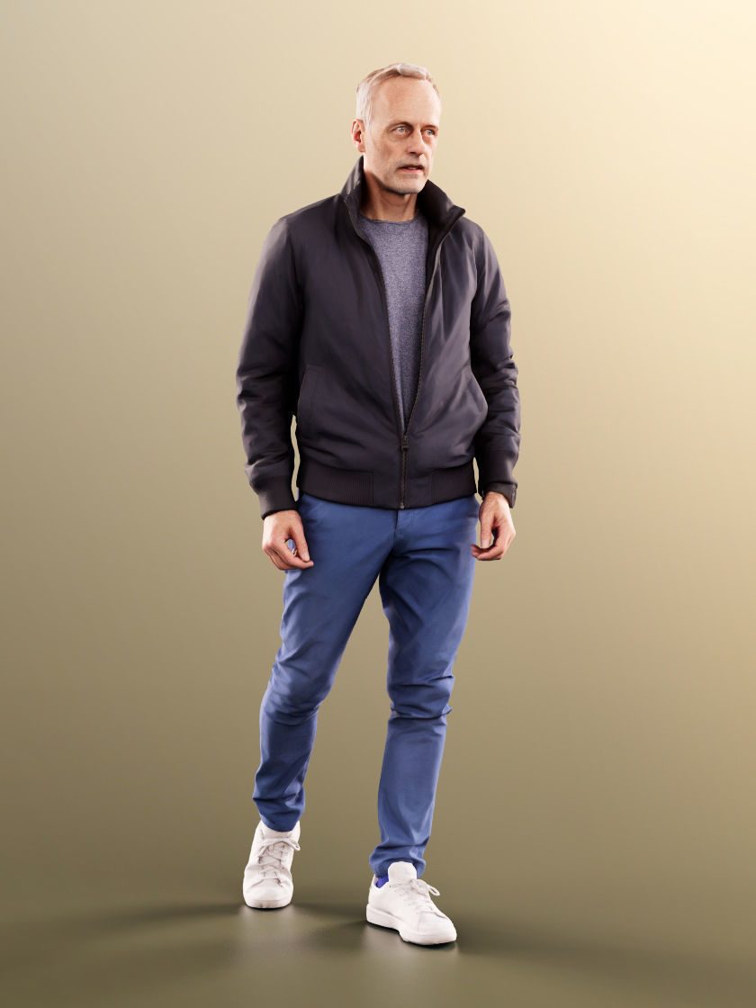 Jason 11383 - Casual Man Taking Step 3D model_2