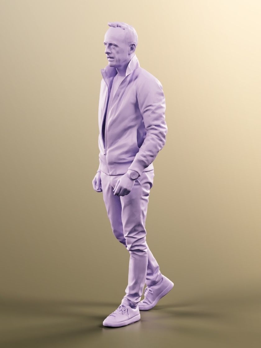 Jason 11383 - Casual Man Taking Step 3D model_5