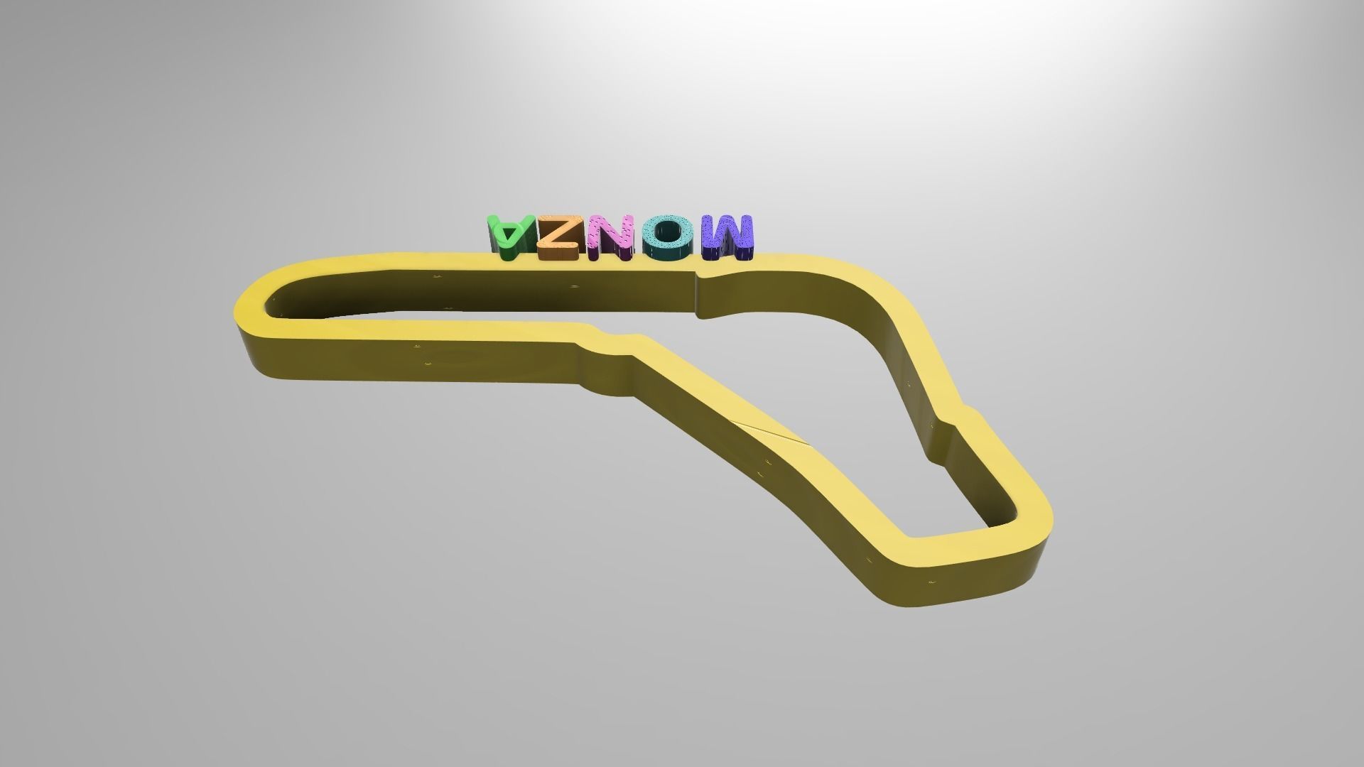 F1 Monza Race Track STL OBJ FBX Files Fusion 360 3D print model_10