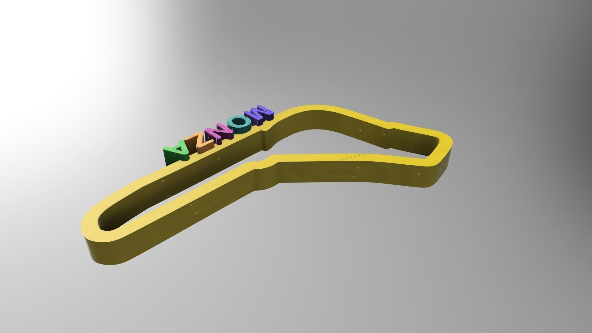 F1 Monza Race Track STL OBJ FBX Files Fusion 360 3D print model_11