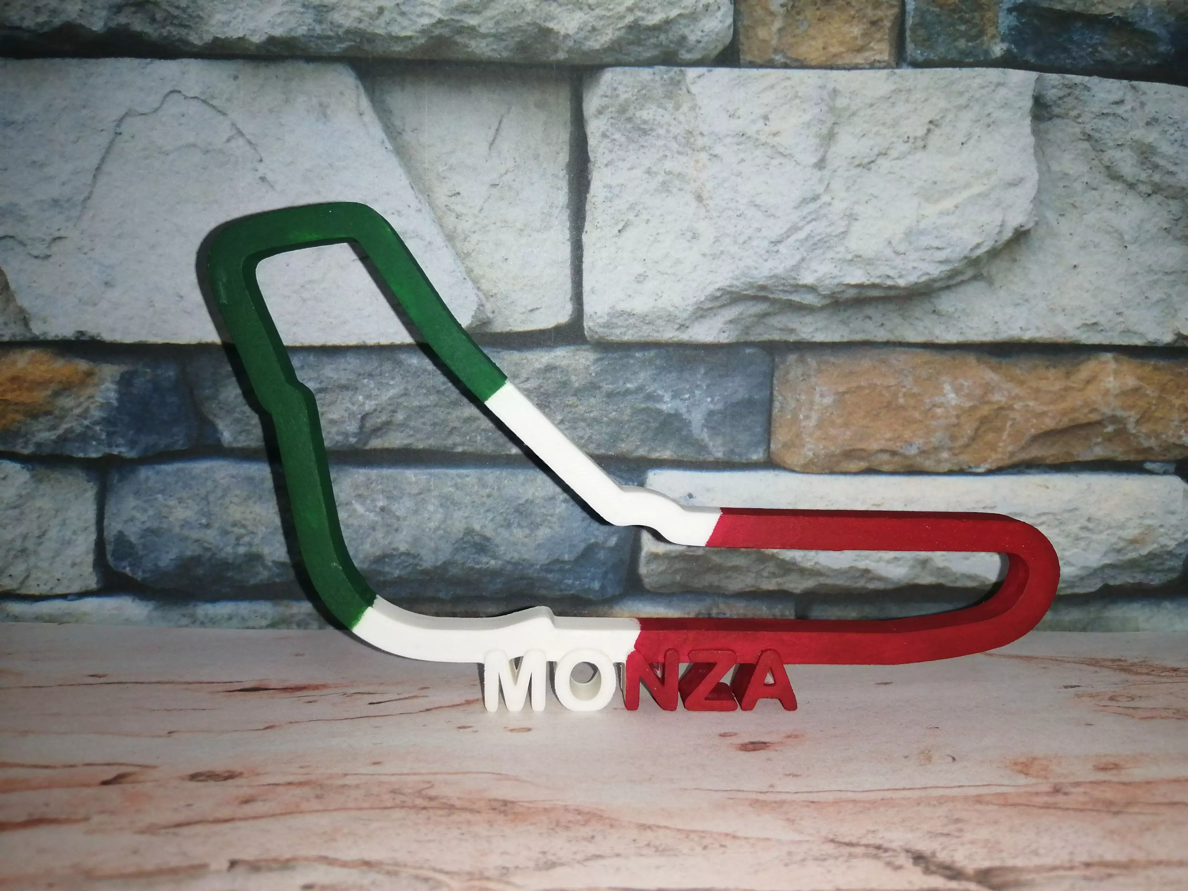 F1 Monza Race Track STL OBJ FBX Files Fusion 360 3D print model_0