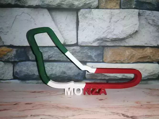 F1 Monza Race Track STL OBJ FBX Files Fusion 360 3D print model