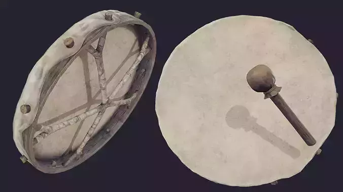 Nordic Shaman Drum - PBR