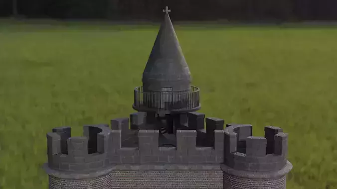 Kings Alfreds Tower 3D PBR  High Poly Rapunsel Tower 