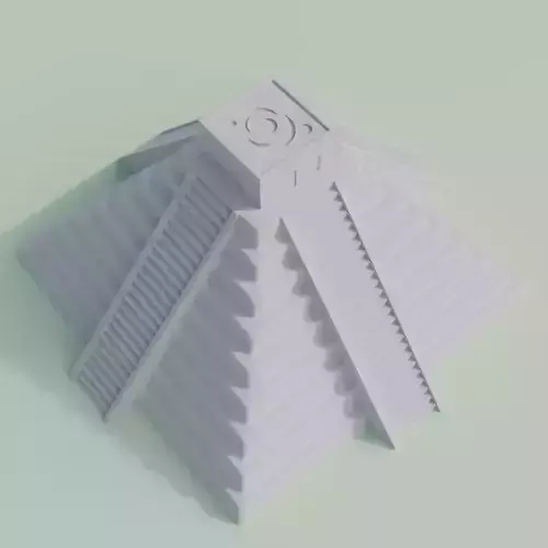 Maya Temple - 3D Print Ready 3D print model