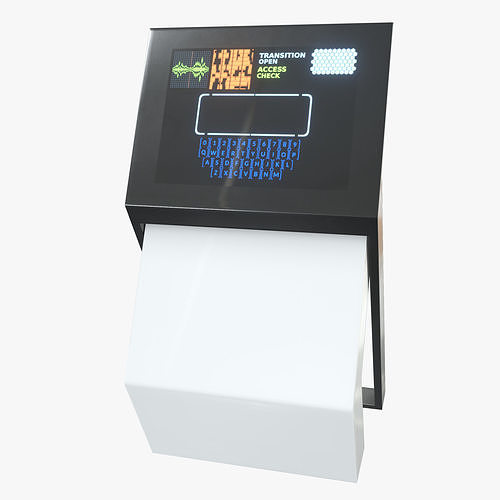 Terminal B Low-poly 3D model