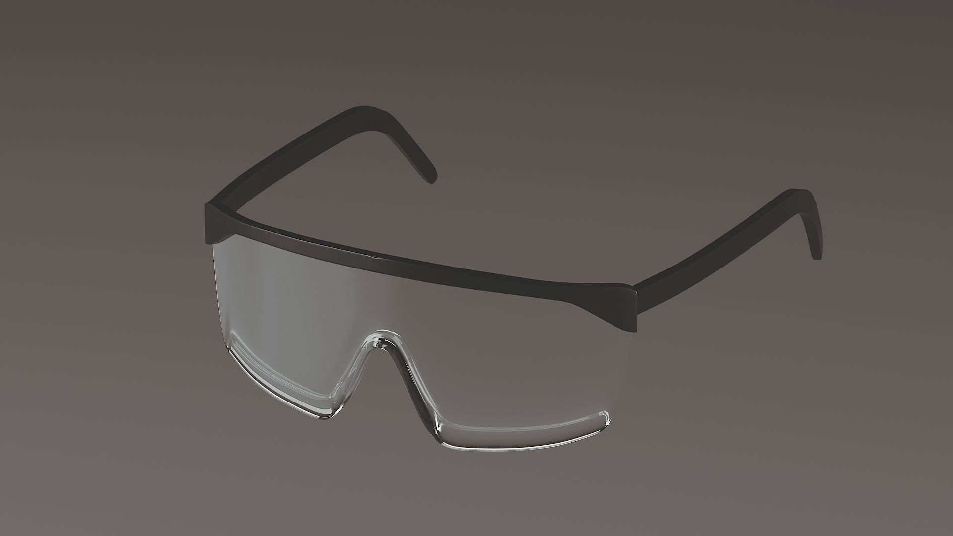 Safety glasses set 3D model Low-poly 3D model_6
