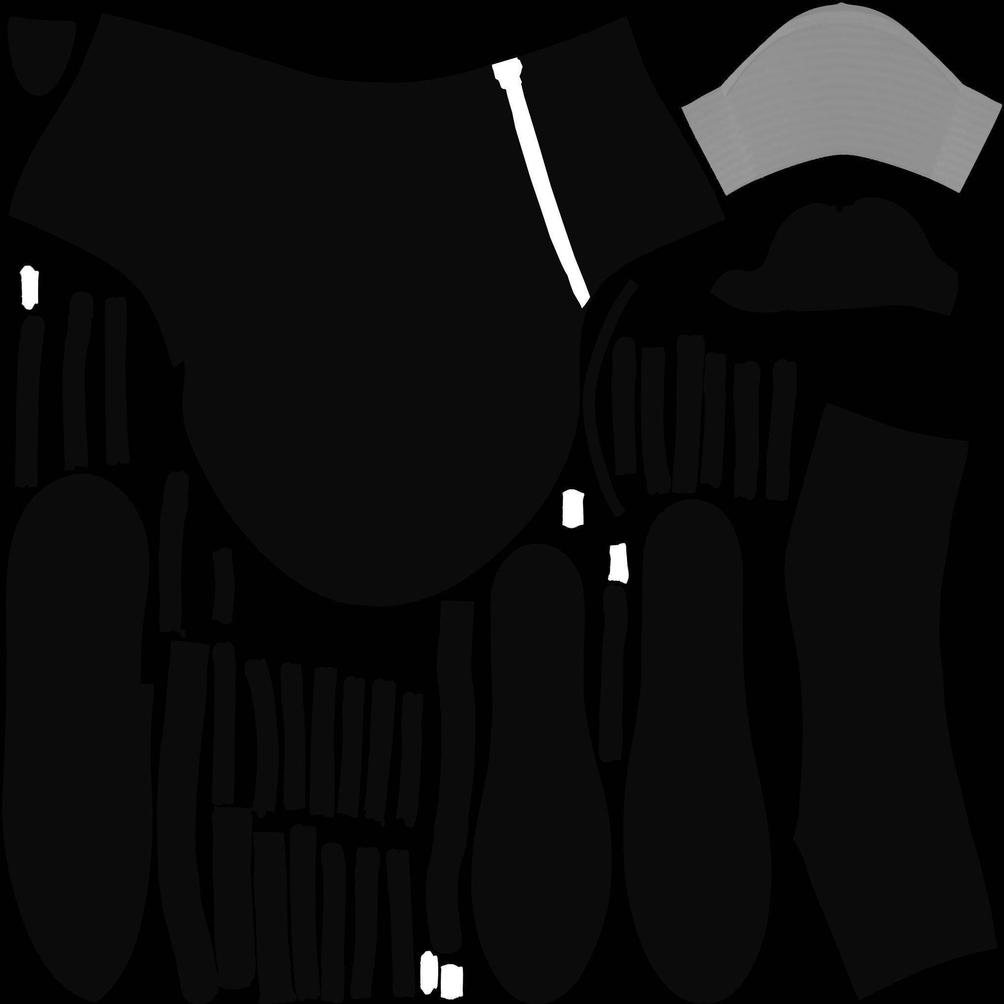 Brown Leather Fringe Ankle Boots With Zipper And Buckles Low-poly 3D model_7