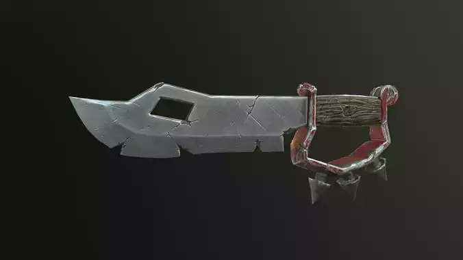 Old damaged Ork knife