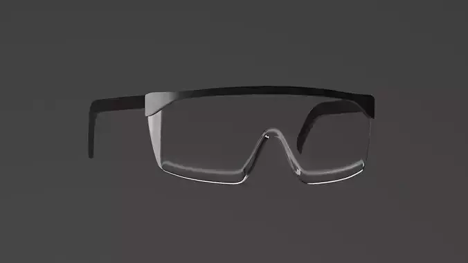 Safety glasses 3D model