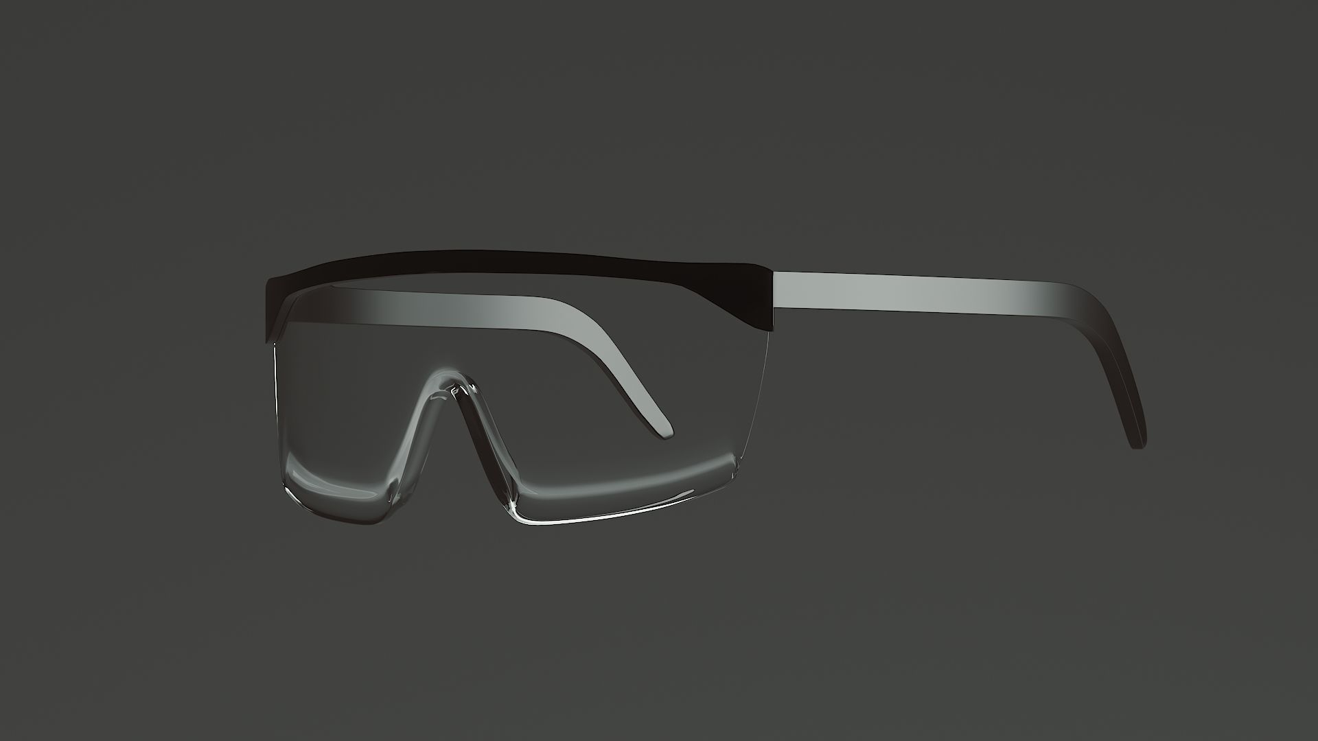 Safety glasses 3D model Low-poly 3D model_2