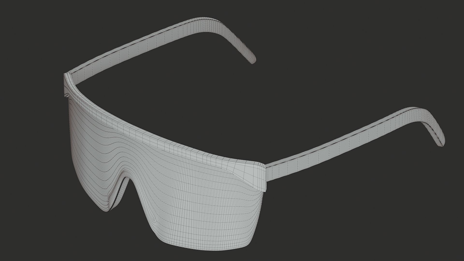 Safety glasses 3D model Low-poly 3D model_4