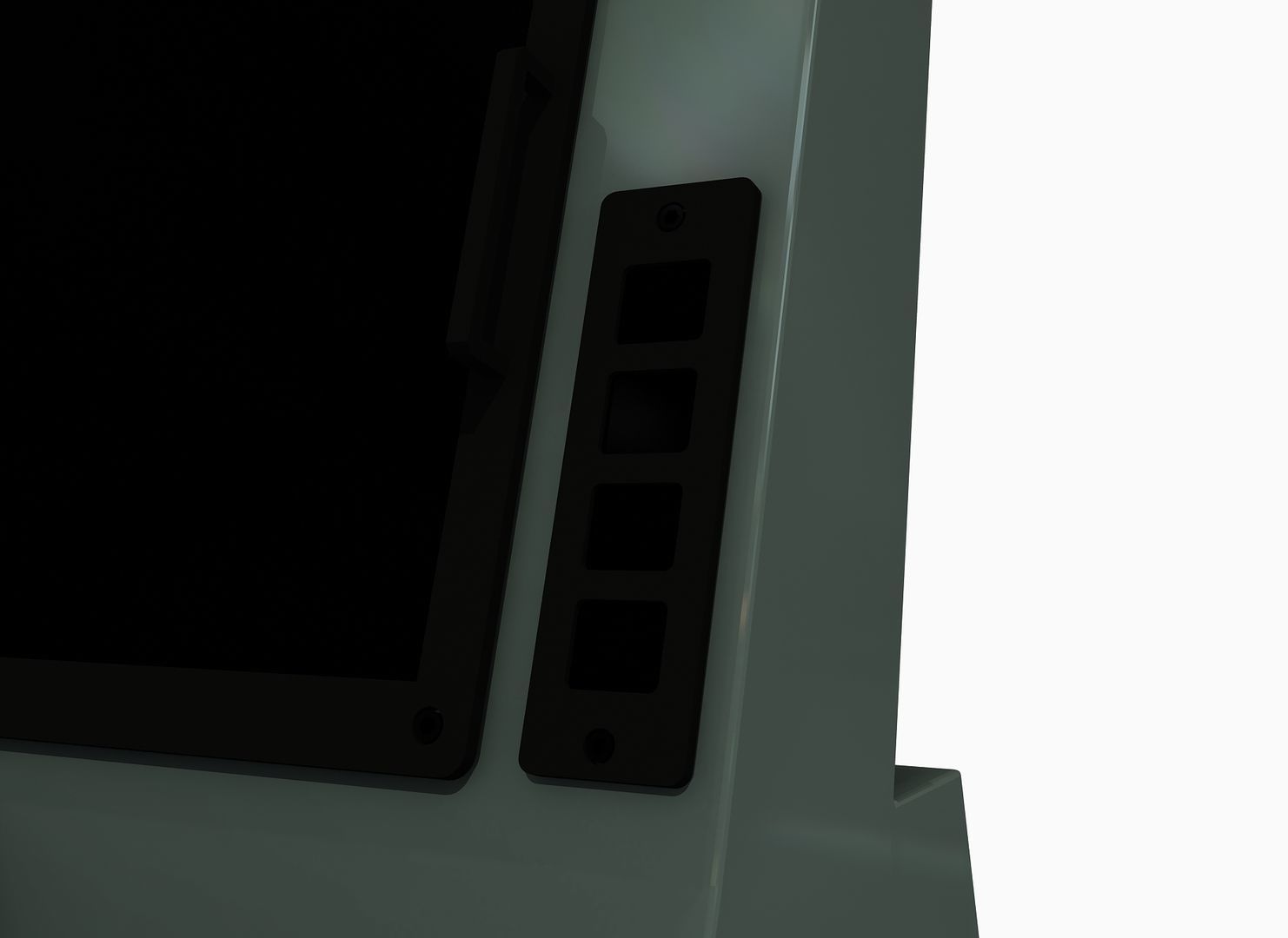 MULTIFUNCTIONAL TACTICAL DISPLAY 3D Low-poly 3D model_11
