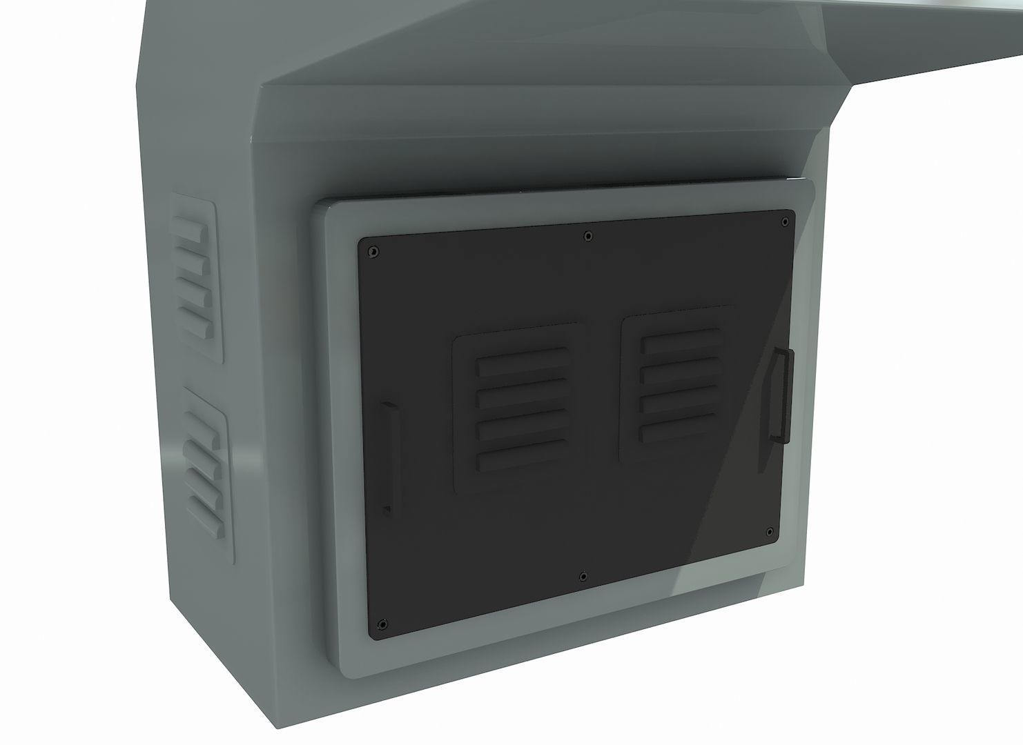 MULTIFUNCTIONAL TACTICAL DISPLAY 3D Low-poly 3D model_8