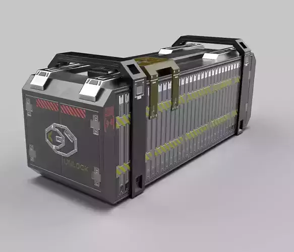 SCI FI CONTAINER 3D