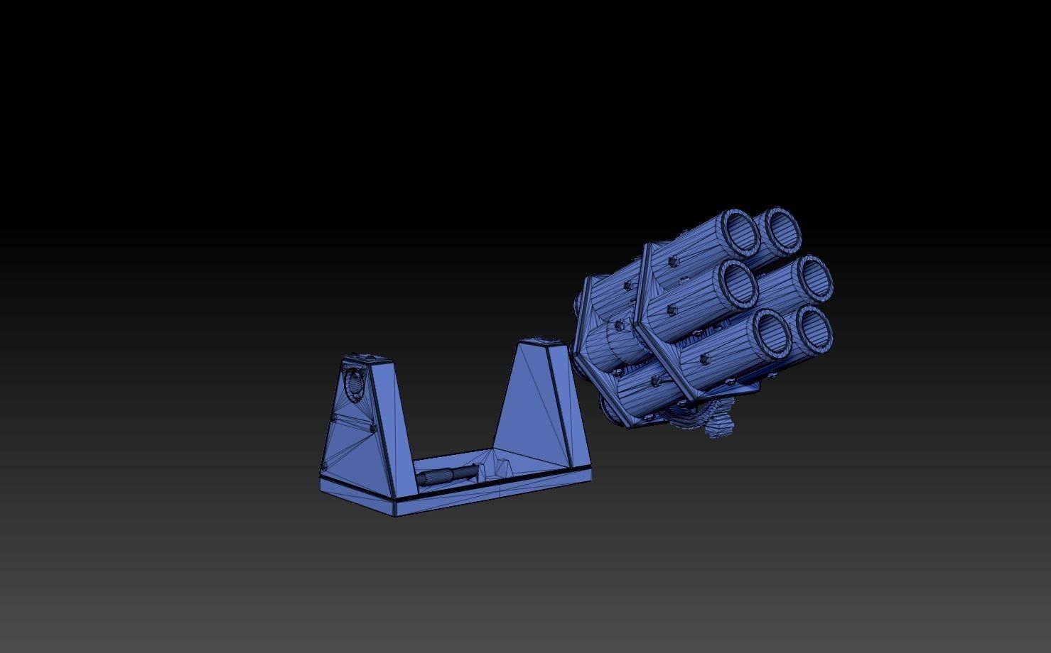 Panzer Buggy Rocket Mortar 3D print model_6