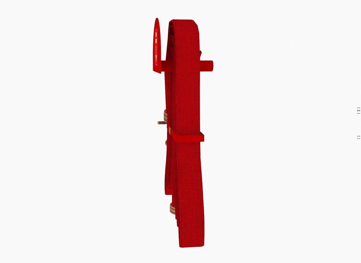 FIRE HOSE 3D Low-poly 3D model_2