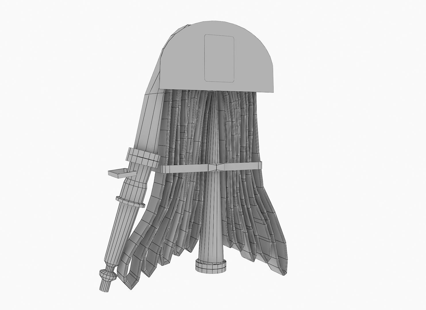 FIRE HOSE 3D Low-poly 3D model_5