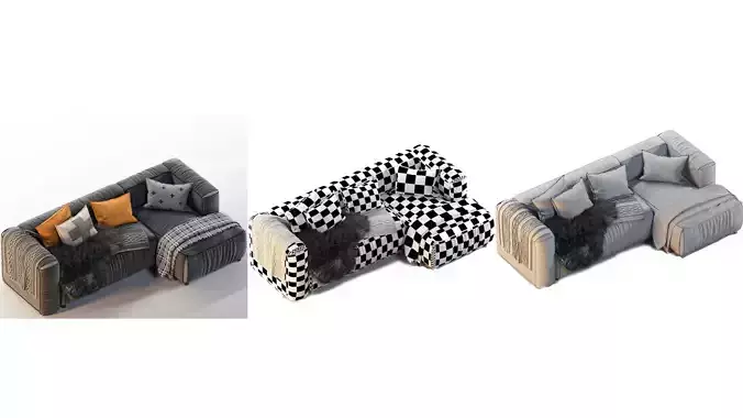 KOO-international-sofa sofa with pillows and cushions