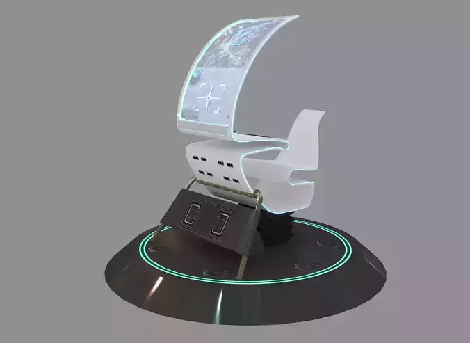 DRON OPERATOR CONSOLE SCI FI 3D