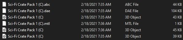 Sci-Fi Crate Pack 1 Low-poly 3D model_14
