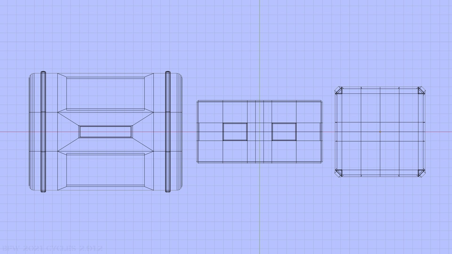 Sci-Fi Crate Pack 1 Low-poly 3D model_3
