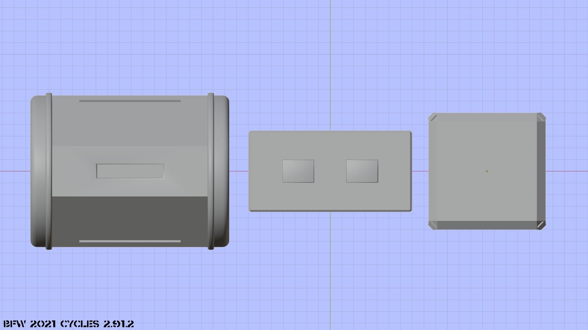 Sci-Fi Crate Pack 1 Low-poly 3D model_5