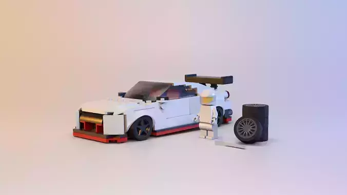 Lego Speed Champions - Nissan GTR Nismo - 76896 3D model