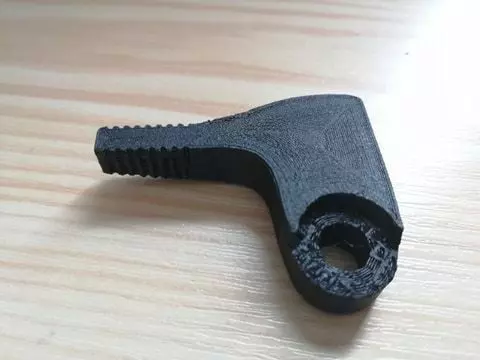 Choke lever for Yamaha 125 Free 3D print model_0