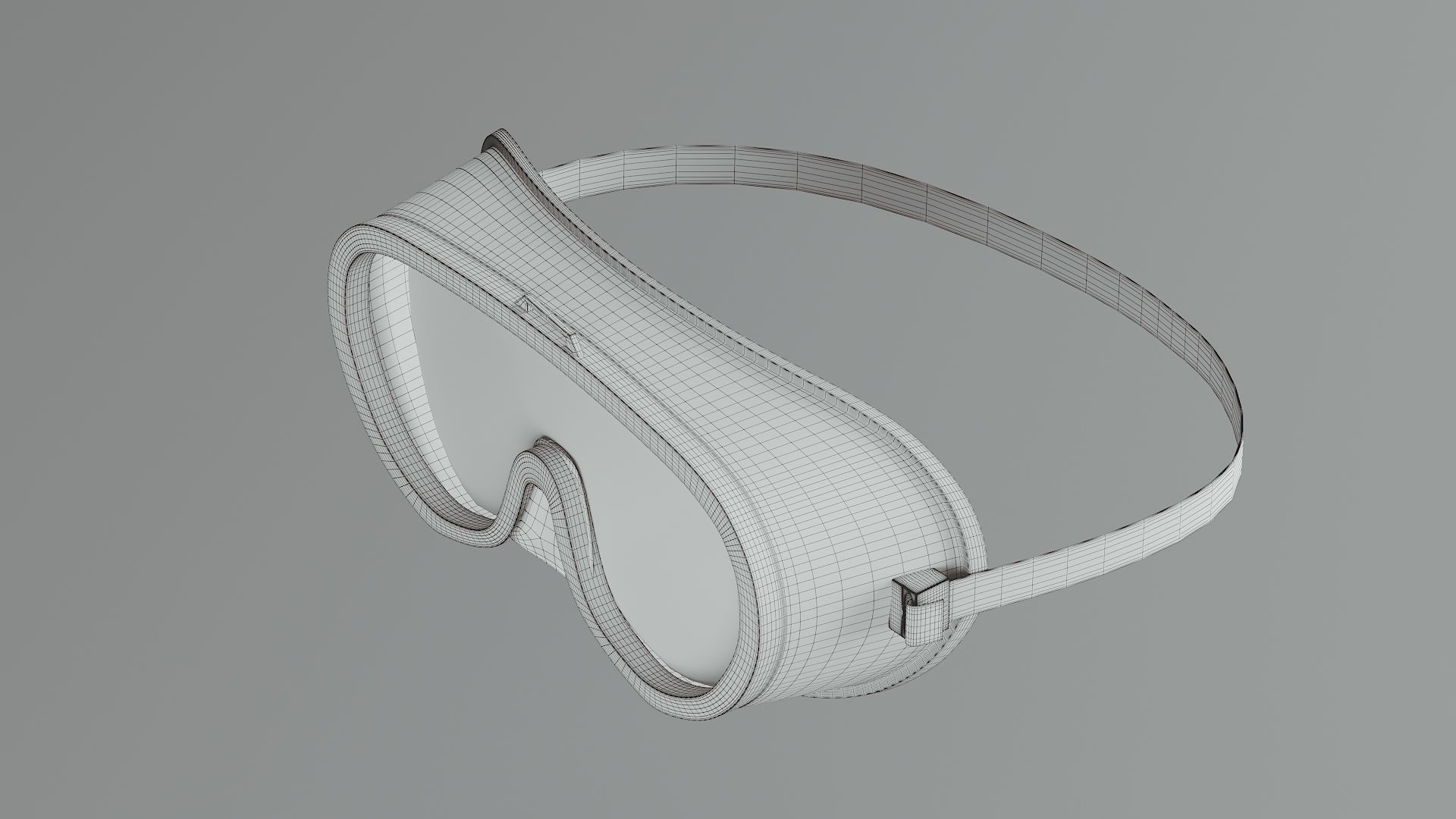 Safety glasses Low-poly 3D model_5