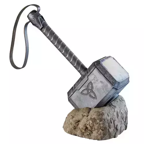 Mjolnir Hammer Replica 3D model