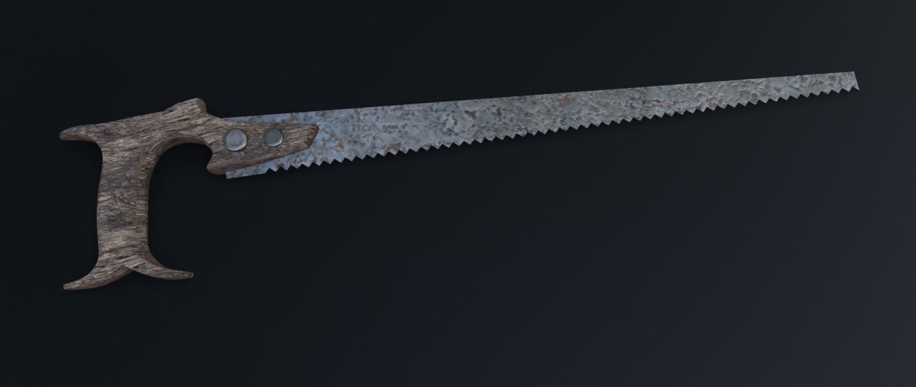 Saw 3D Model Low-poly 3D model_11