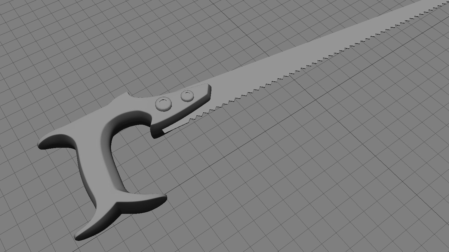 Saw 3D Model Low-poly 3D model_9