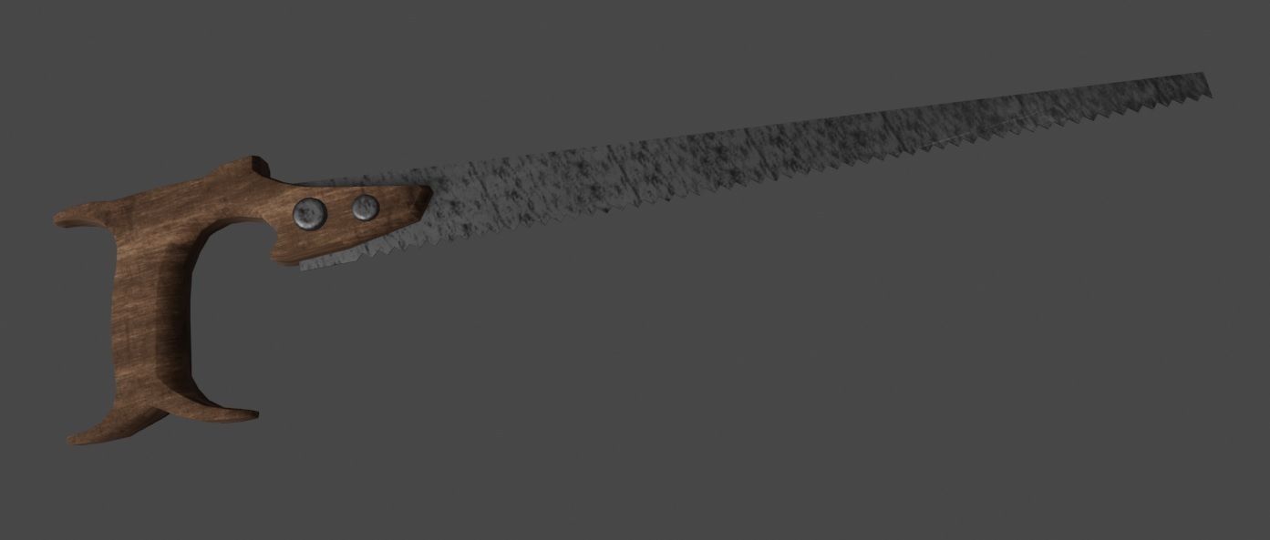 Saw 3D Model Low-poly 3D model_8