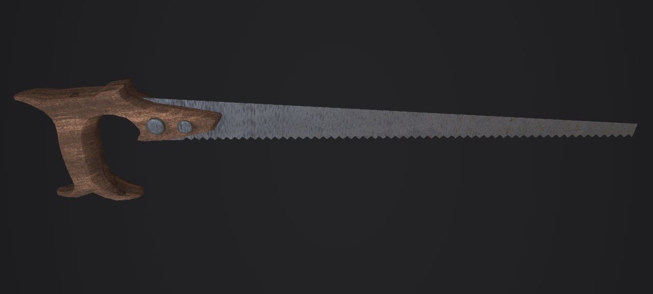 Saw 3D Model Low-poly 3D model_13