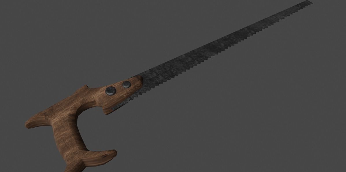 Saw 3D Model Low-poly 3D model_12