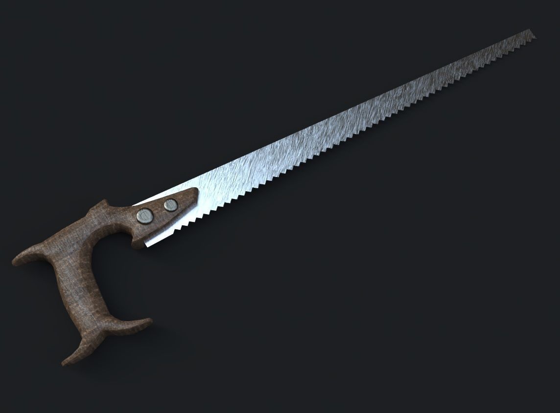 Saw 3D Model Low-poly 3D model_1