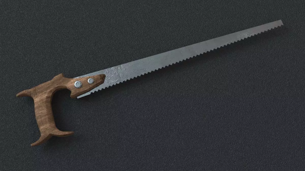 Saw 3D Model Low-poly 3D model_4