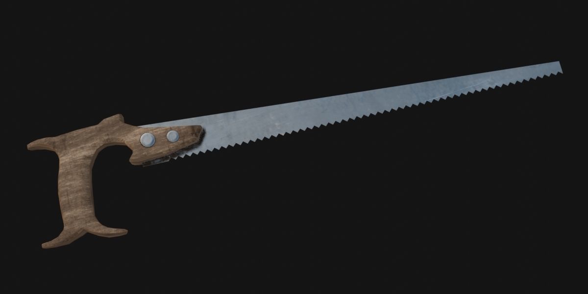 Saw 3D Model Low-poly 3D model_5